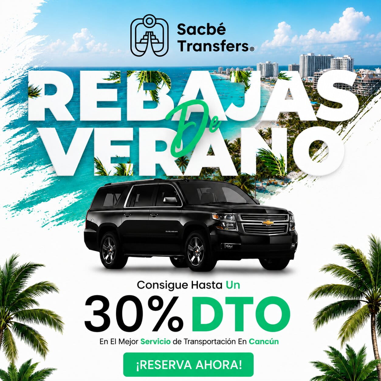 Traslados a cualquier destino de Riviera Maya